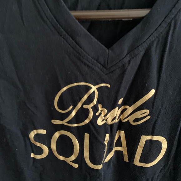 Bride squad top shirt size medium - Picture 2 of 3